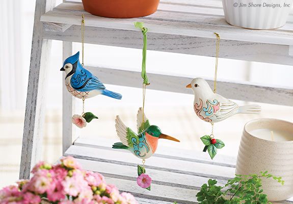Jim Shore Bird Ornaments