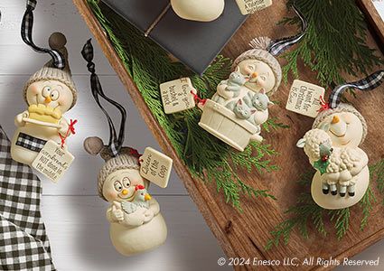 Snowpinions Farmhouse Ornaments