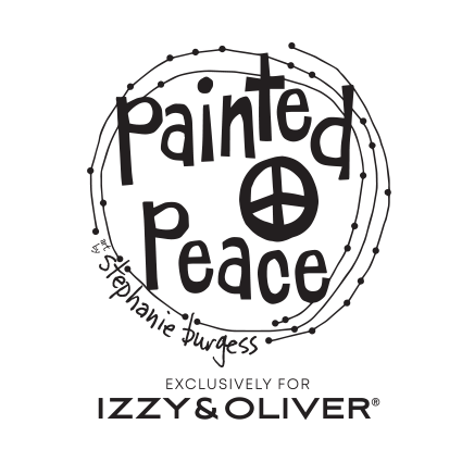 Izzy & Oliver Painted Peace Logo