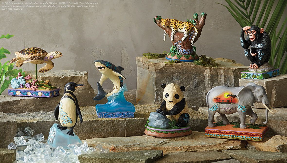 Jim Shore Animal Planet figurines