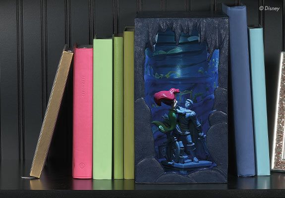 Little Mermaid Book Nook On Shelf