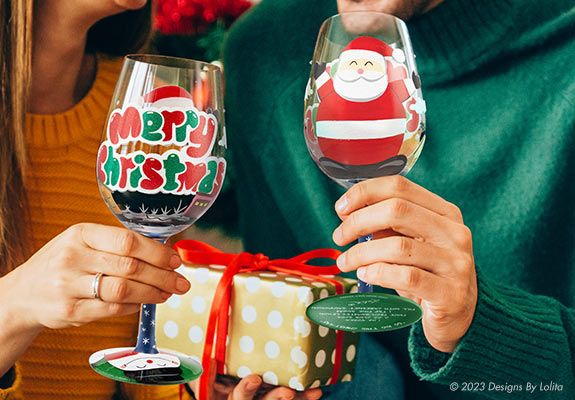 Lolita Santa Wine Glasses