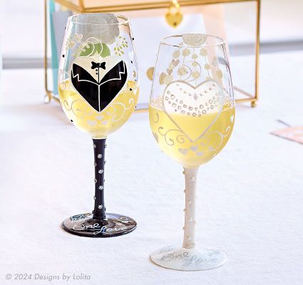 Wedding Wine Glass