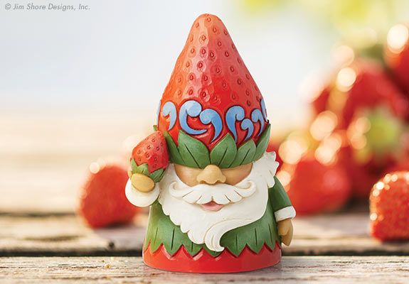 jim shore strawberry gnome