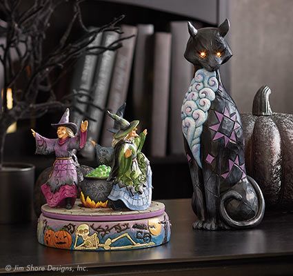 jim shore halloween figurines