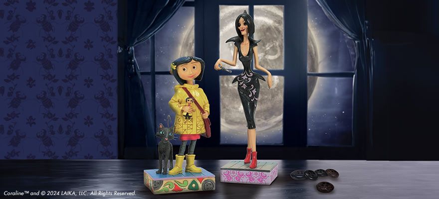 jim shore Coraline figurines