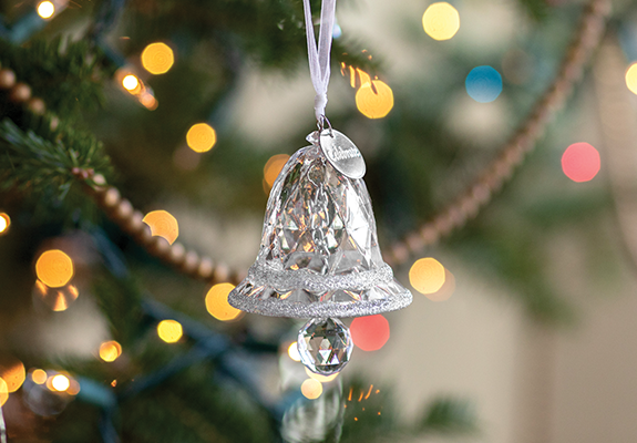 Facet Bell Ornament