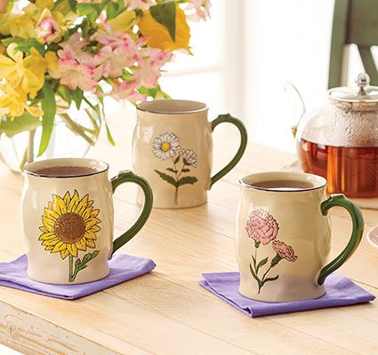 Floral Mugs