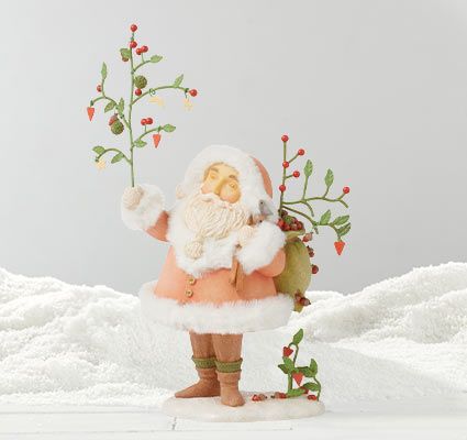 nature santa figurine