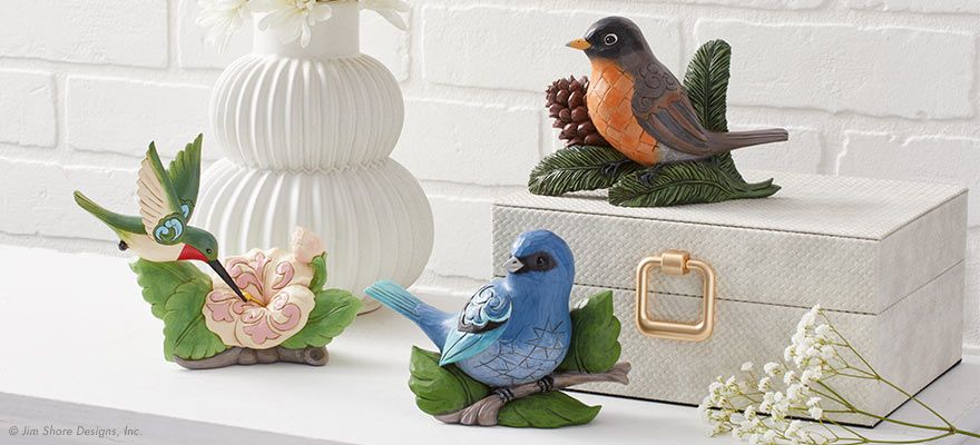 jim shore bird figurines