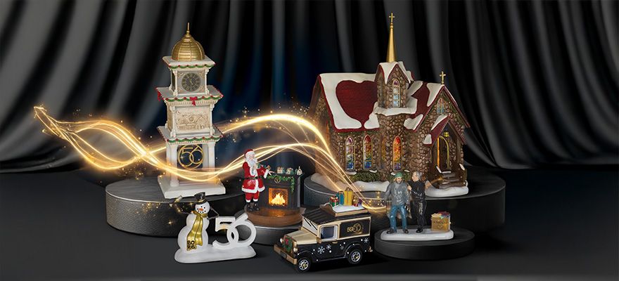 Original Snow Village Lit houses