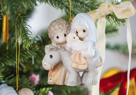 Precious moments ornaments