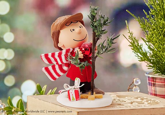Charlie Brown tree figurine