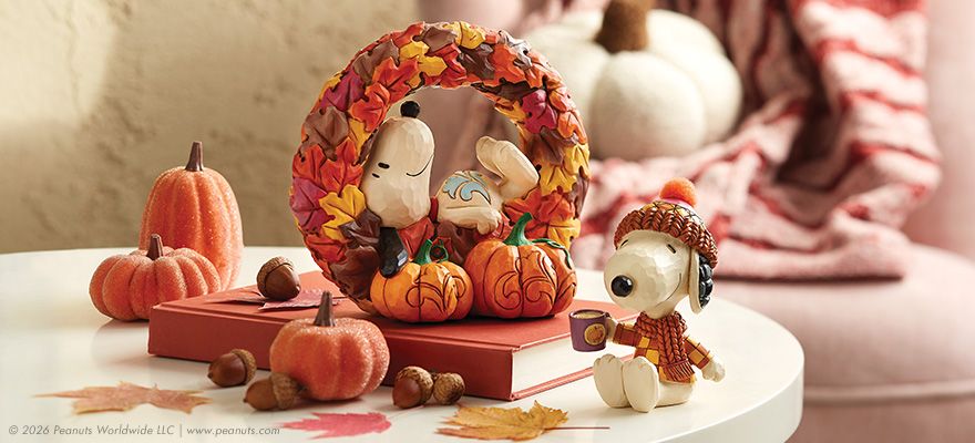 jim shore peanuts snoopy figurines