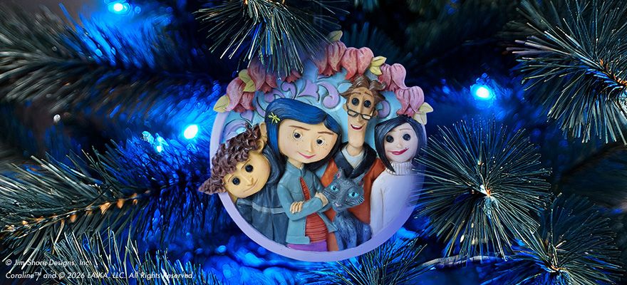 coraline ornament