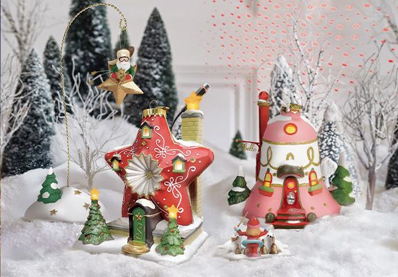 North Pole Lit buildings