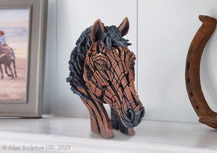 Edge Horse Head Sculpture 
