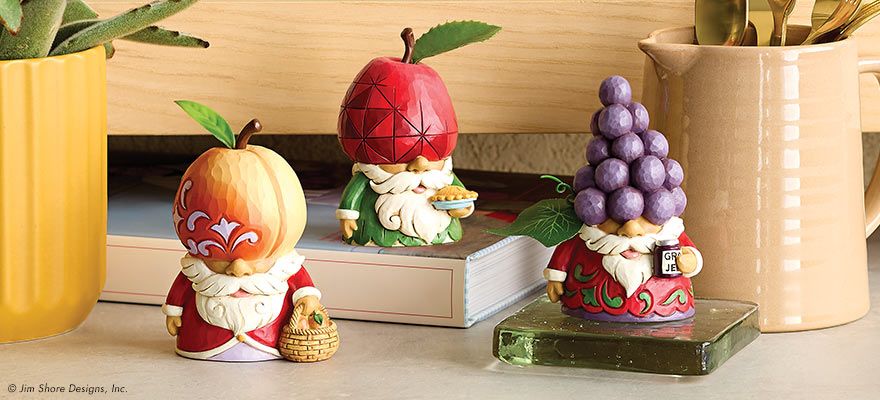 Jim Shore fruit gmomes 