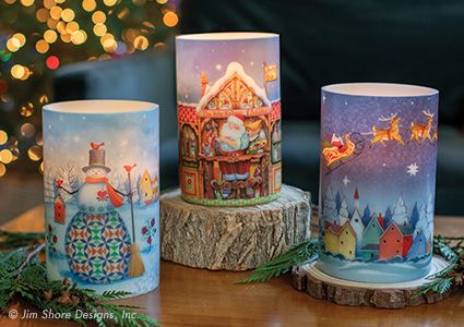 Jim Shore candles 