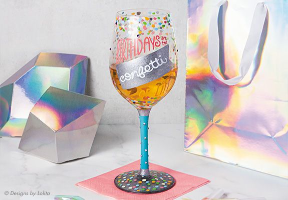 Stemless Birthday Glasses 