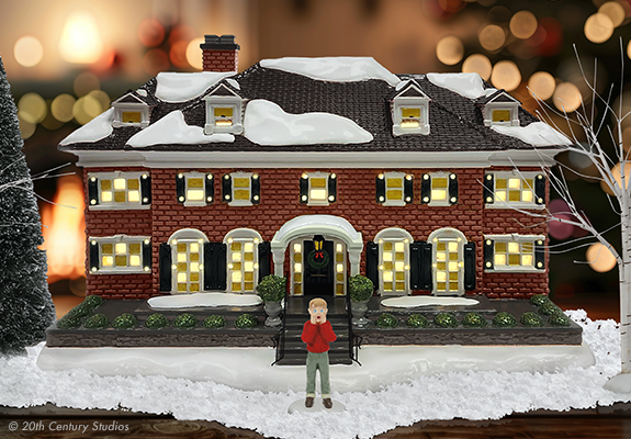 Home Alone Lit house 