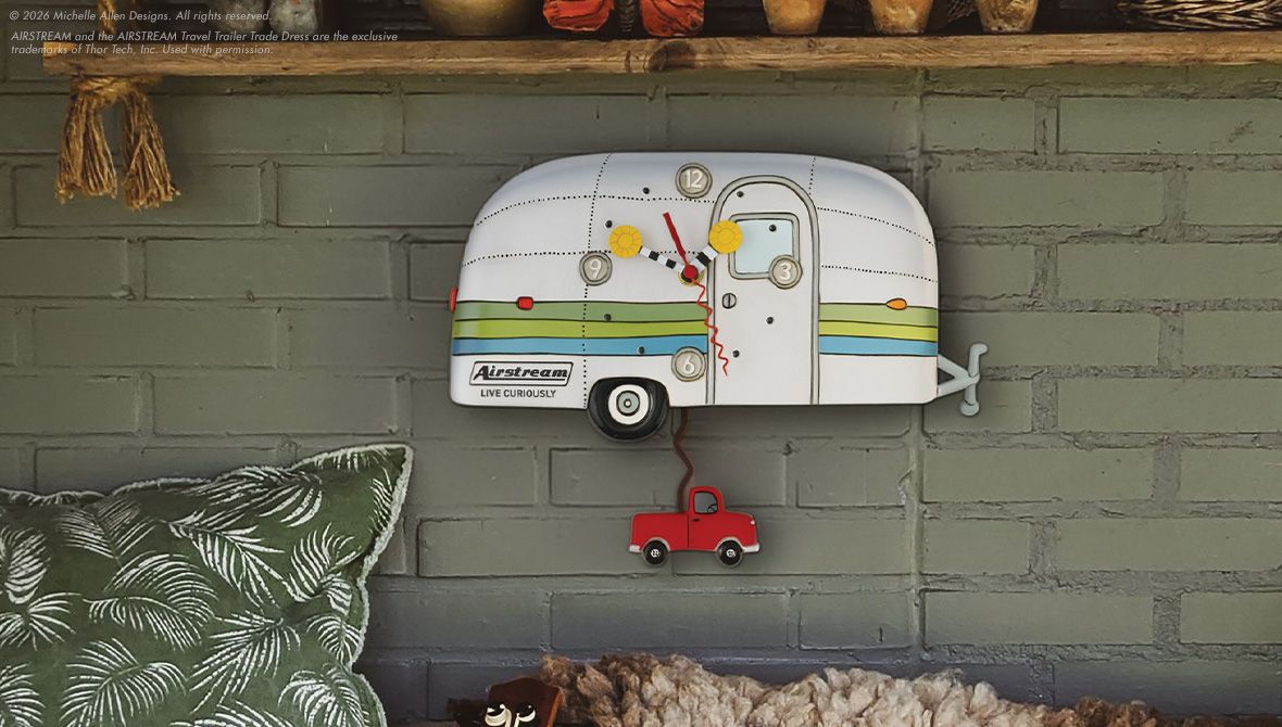 Allen Designs Airstream clock 