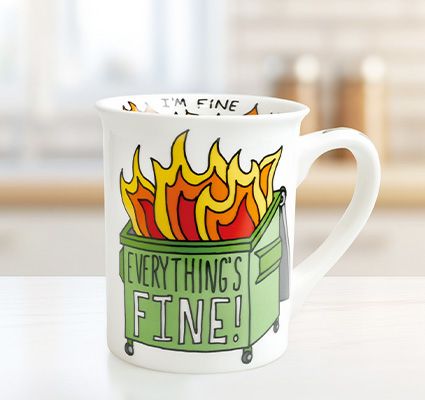 Our name is mud encouragement mugs