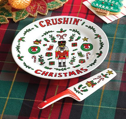Our Name is Mud Christmas plate