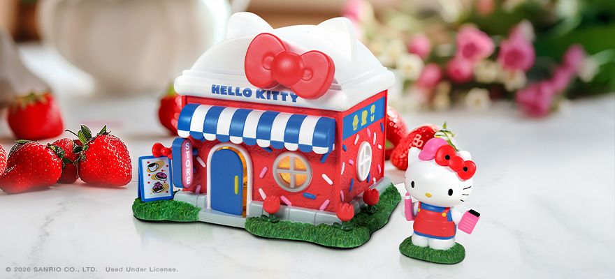 Hello Kitty Village Lit Buiding
