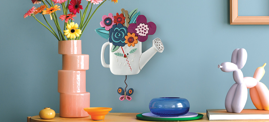 Allen Designs Watering Can clock 