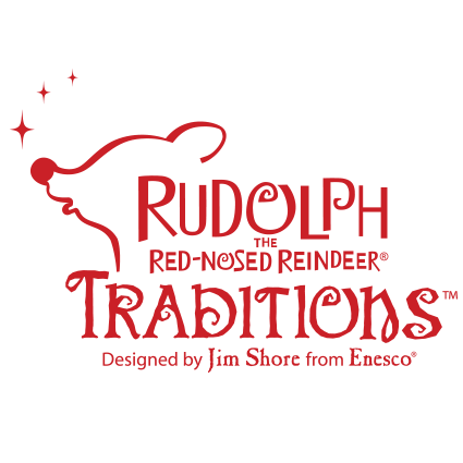 Rudolph the Red Nosed Reindeer by Jim Shore Logo 