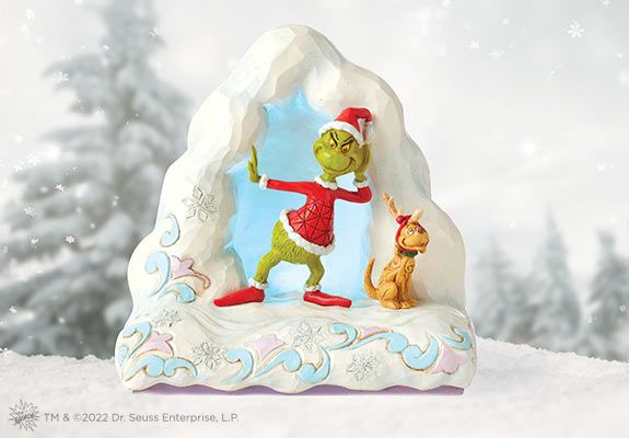 Grinch and Max Figurine 