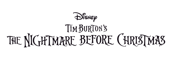 Disney Tim Burton's The Nightmare Before Christmas Logo 