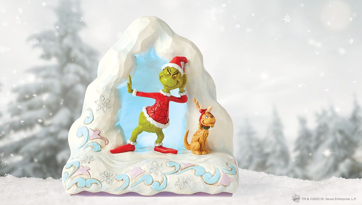 Grinch and Max Figurine 