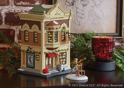 Christmas in the City Lit Buildings 
