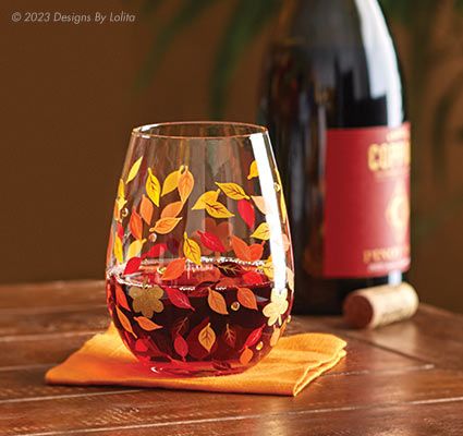 Fall Cocktail Glass