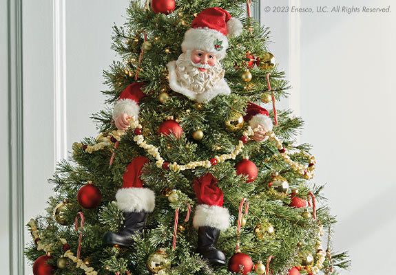 Santa in Tree 