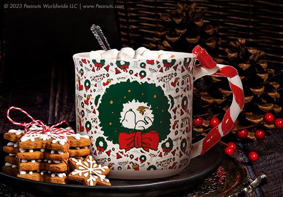 Peanuts Collection Holiday Mug with Cookies