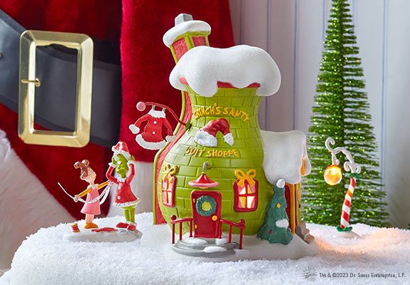 Enesco Flourish Grinch Easel Decor