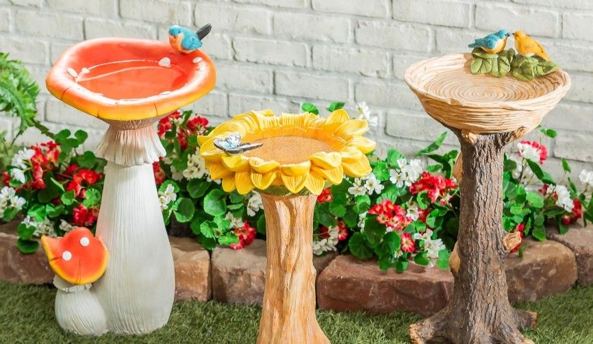 Garden Sculpture Bird Baths