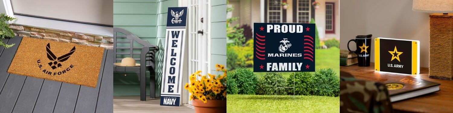 U.S. Military Home and Garden Decor