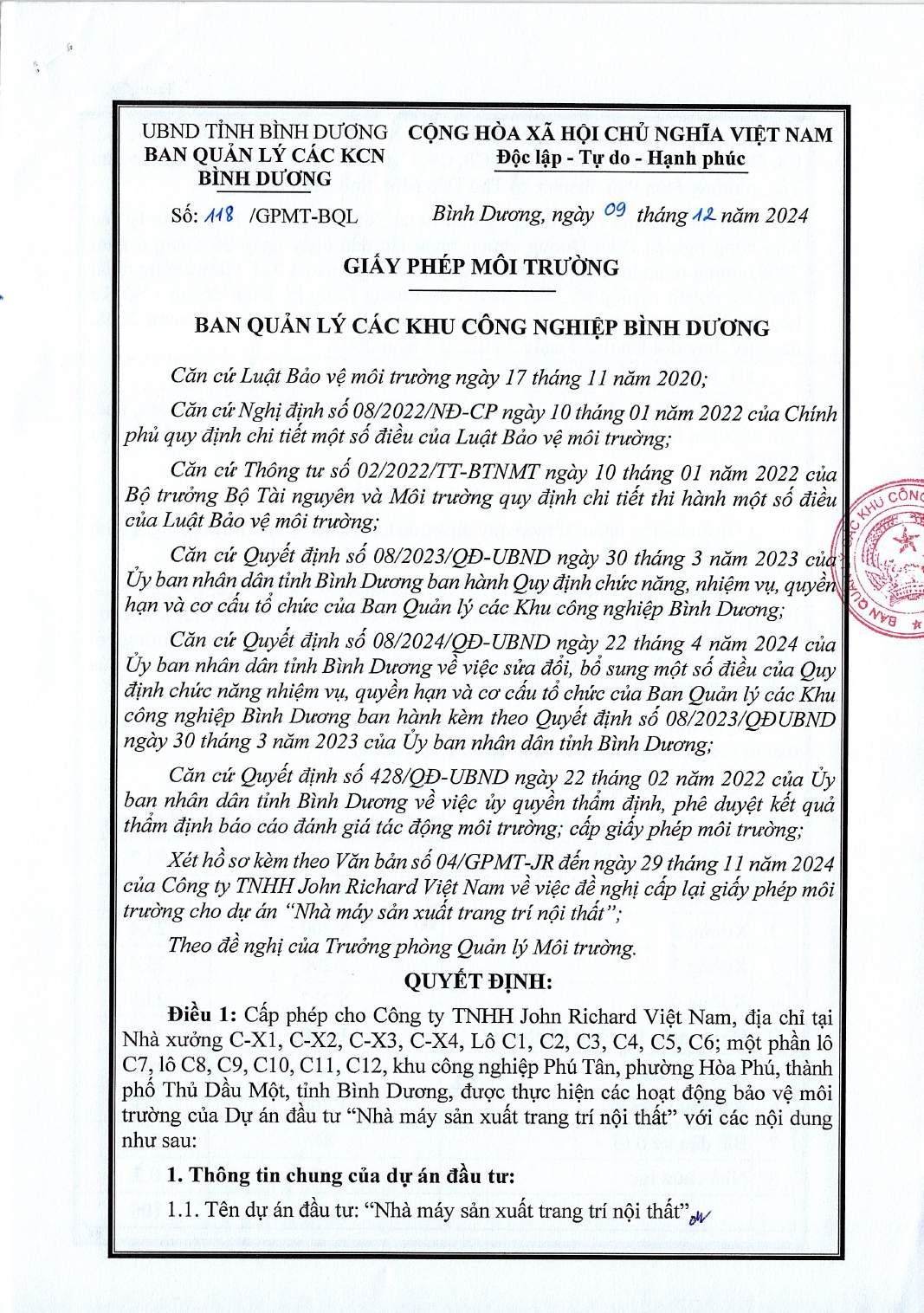 John-Richard Vietnam Environmental Compliance License-Vietnamese only.pdf