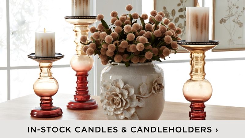In-Stock Candles & Candleholders
