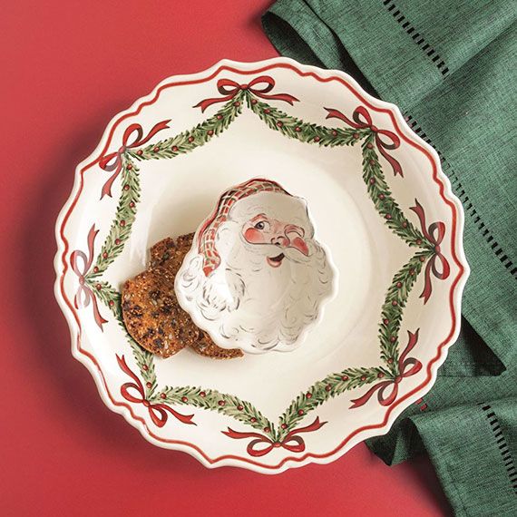 Mud Pie Santa Chip & Dip Set