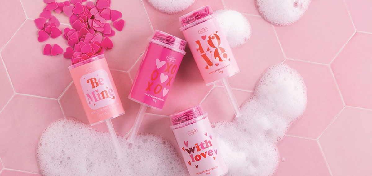 Mud Pie Valentine's Bath Confetti Poppers