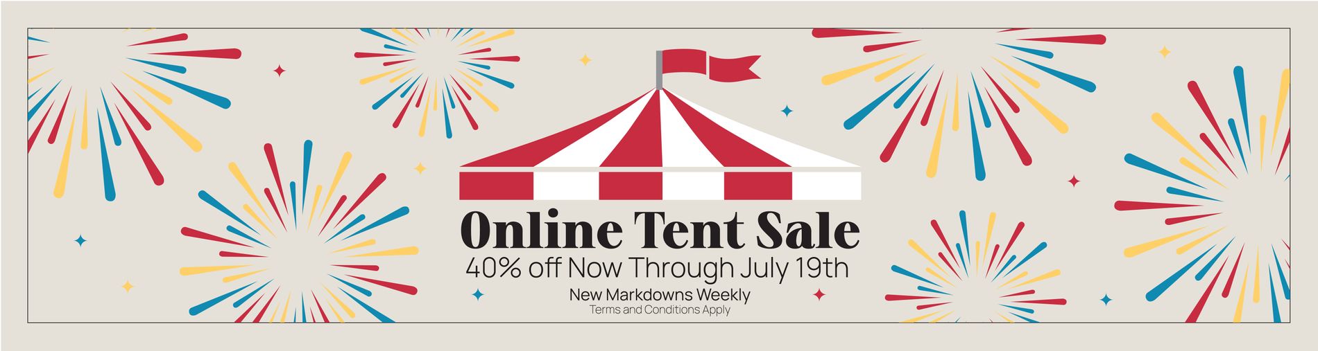 Tent Sale
