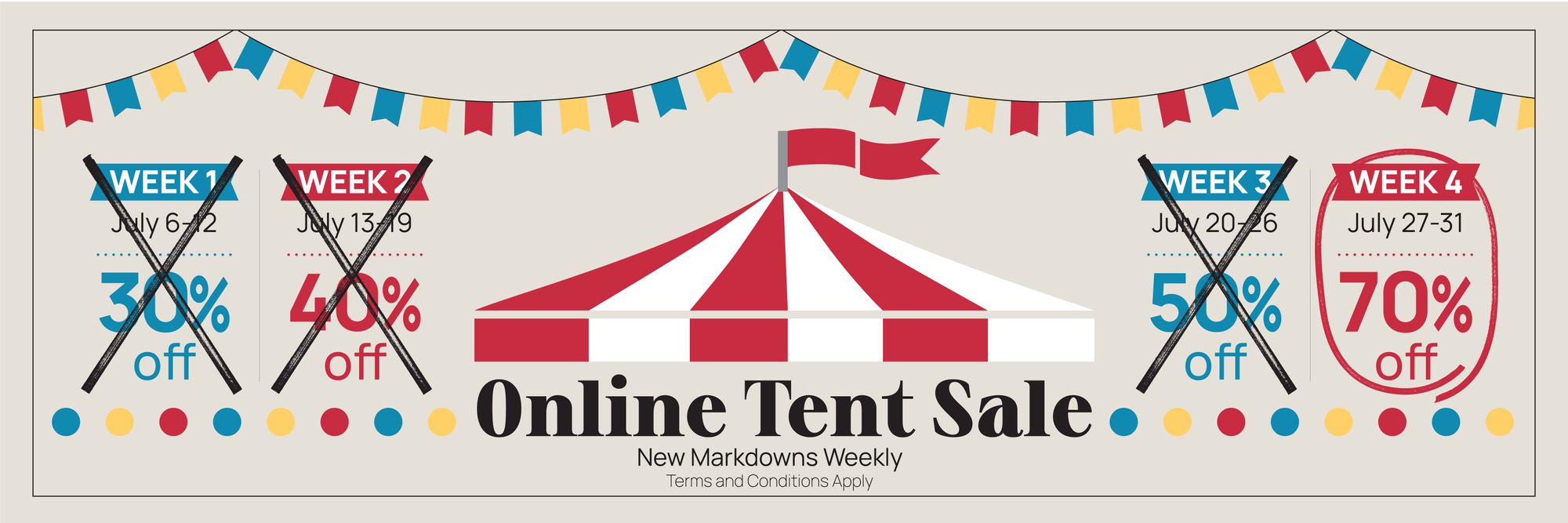 Tent Sale Promo