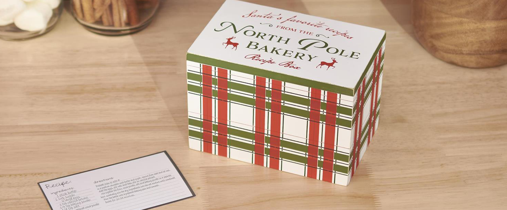 Wholesale Christmas Recipe Box