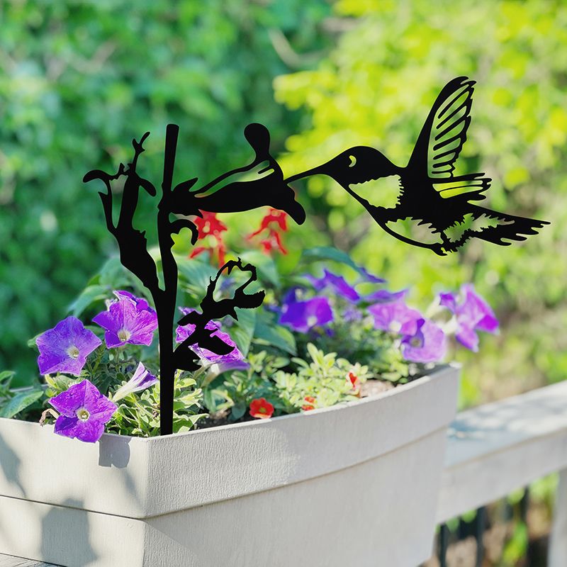 Wholesale Garden Of Hummingbird Metal Outdoor Art