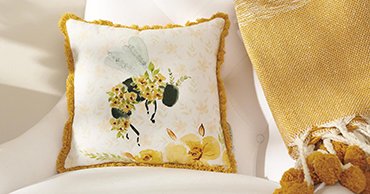 Bee Throw Pillow